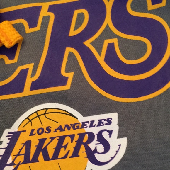 NBA Los Angeles Lakers gray zip hoodie - Picture 8 of 11